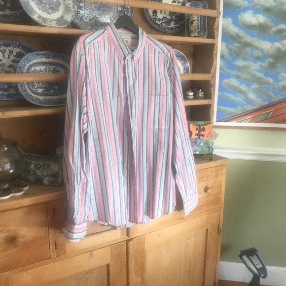 Natural Blue by Visitor linen striped shirt - Picture 2 of 6